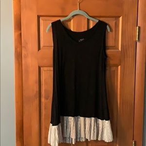 LOGO by Lori Goldstein tunic with tulle